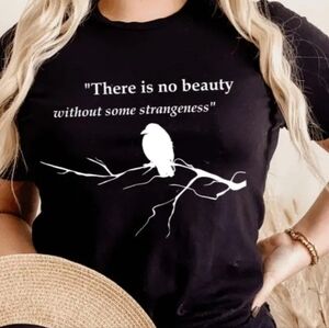 NWT "There is No Beauty..." Black Cotton Tee